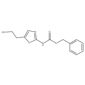 benzyl N-[5-(2-hydroxyethyl)-1,3-thiazol-2-yl]carbamate Structure