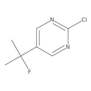2-Chloro-5-(2-fluoropropan-2-yl)pyrimidine Structure
