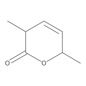 3,6-Dihydro-3,6-dimethyl-2H-pyran-2-one Structure