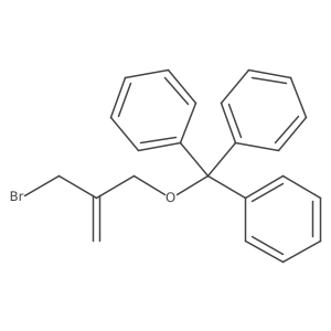 Benzene, 1,1',1''-[[[2-(bromomethyl)-2-propen-1-yl]oxy]methylidyne]tris-结构式