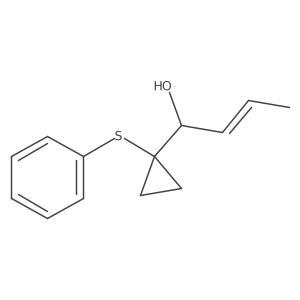 (E)-1-(1-(Phenylthio)cyclopropyl)but-2-EN-1-OL Structure