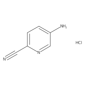 5-Aminopicolinonitrile hydrochloride结构式