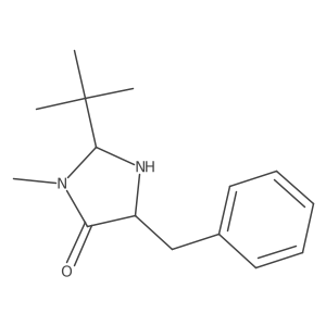 (2R,5S)-5-benzyl-2-tert-butyl-3-methylimidazolidin-4-one Structure