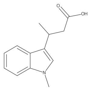 3-(1-methyl-1H-indol-3-yl)butanoic acid Structure