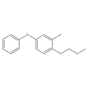 2-Iodo-1-(methoxymethoxy)-4-phenoxybenzene结构式