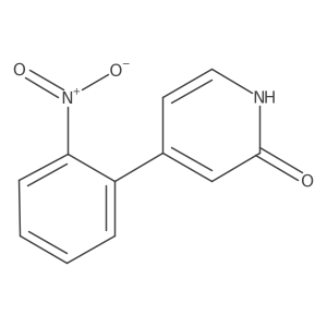 4-(2-nitrophenyl)-1H-pyridin-2-one Structure