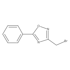 3-(Bromomethyl)-5-phenyl-1,2,4-oxadiazole Structure