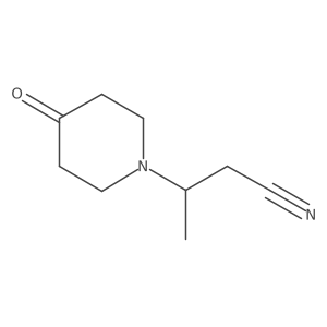 (R)-3-(4-Oxopiperidin-1-YL)butanenitrile Structure