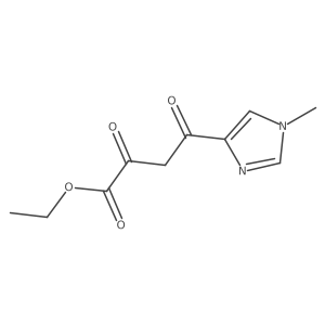 ethyl 4-(1-methyl-1H-imidazol-4-yl)-2,4-dioxobutanoate结构式