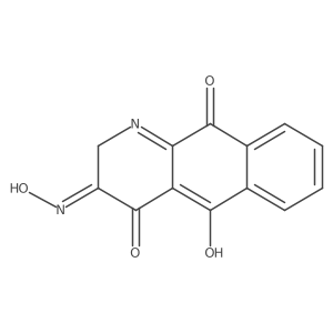 1,2-Dihydrobenzo[g]quinoline-3,4,5,10-tetrone 3-oxime Structure