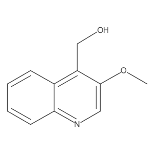 3-Methoxy-4-quinolinemethanol Structure