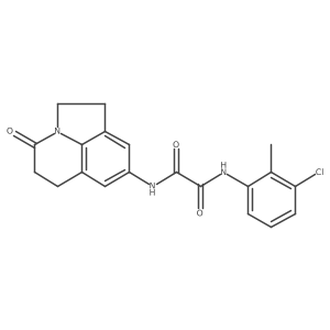 N1-(3-chloro-2-methylphenyl)-N2-(4-oxo-2,4,5,6-tetrahydro-1H-pyrrolo[3,2,1-ij]quinolin-8-yl)oxalamide Structure