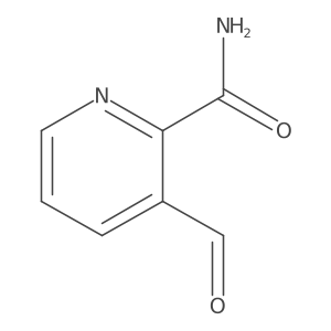 3-Formyl-2-pyridinecarboxamide结构式