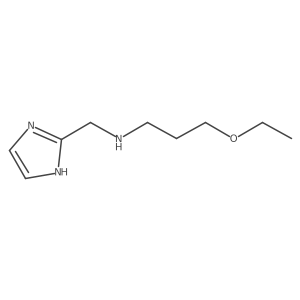 (3-Ethoxypropyl)(1H-imidazol-2-ylmethyl)amine结构式