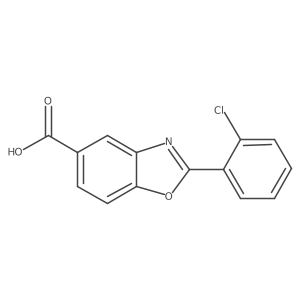 2-(2-Chlorophenyl)-1,3-benzoxazole-5-carboxylic acid Structure