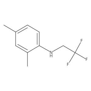 2,4-dimethyl-N-(2,2,2-trifluoroethyl)aniline Structure