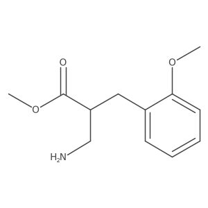 Methyl 3-amino-2-[(2-methoxyphenyl)methyl]propanoate结构式