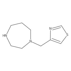 1-(1,3-Thiazol-4-ylmethyl)-1,4-diazepane Structure