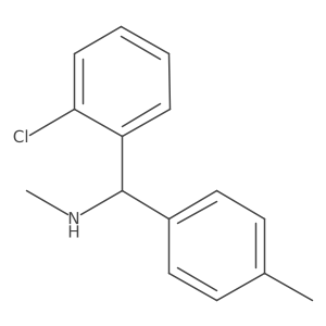 [(2-Chlorophenyl)(4-methylphenyl)methyl](methyl)amine Structure