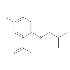 1-(5-Chloro-2-isobutoxyphenyl)ethanone Structure