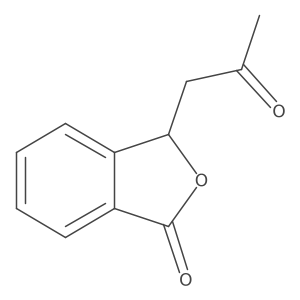 (3R)-3-(2-Oxopropyl)-1(3H)-isobenzofuranone结构式