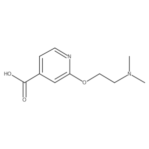2-[2-(Dimethylamino)ethoxy]pyridine-4-carboxylic acid结构式