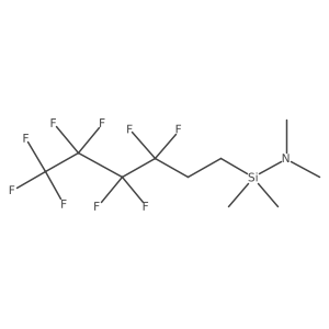N,N,1,1-Tetramethyl-1-(3,3,4,4,5,5,6,6,6-nonafluorohexyl)silanamine Structure