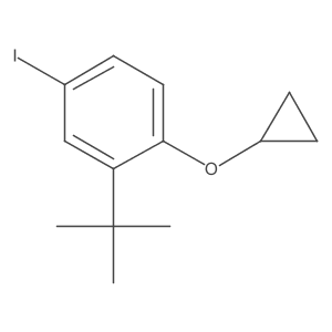 2-Tert-butyl-1-cyclopropoxy-4-iodobenzene Structure