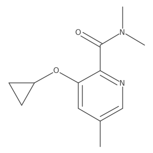 3-Cyclopropoxy-N,N,5-trimethylpicolinamide Structure