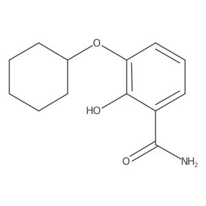 3-(Cyclohexyloxy)-2-hydroxybenzamide结构式