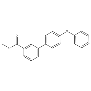 Methyl 4-(4-phenoxyphenyl)-2-pyridinecarboxylate Structure