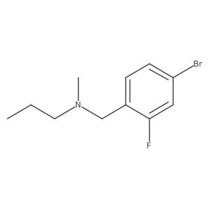 [(4-Bromo-2-fluorophenyl)methyl](methyl)propylamine结构式
