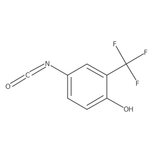 4-Hydroxy-3-(trifluoromethyl)phenylisocyanate Structure