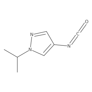 4-isocyanato-1-(propan-2-yl)-1H-pyrazole Structure