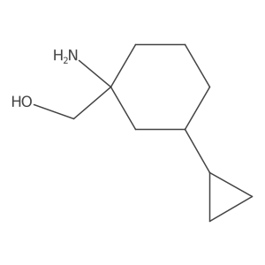 Cyclohexanemethanol, 1-amino-3-cyclopropyl-结构式