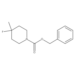 Benzyl 4-fluoro-4-methylpiperidine-1-carboxylate结构式