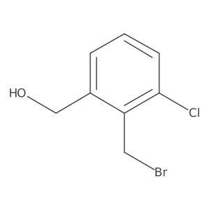 [2-(Bromomethyl)-3-chlorophenyl]methanol结构式