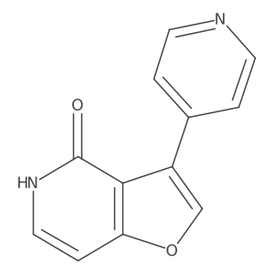 3-(Pyridin-4-yl)furo[3,2-c]pyridin-4(5H)-one结构式