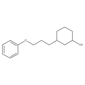 1-(3-Phenoxypropyl)piperidin-3-ol结构式