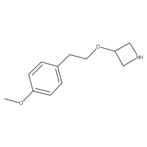 3-(4-Methoxyphenethoxy)azetidine Structure
