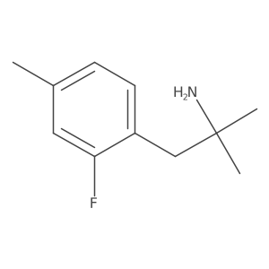 1-(2-Fluoro-4-methylphenyl)-2-methylpropan-2-amine Structure