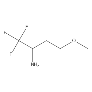 1,1,1-Trifluoro-4-methoxybutan-2-amine Structure