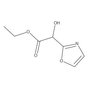 Ethyl 2-hydroxy-2-(1,3-oxazol-2-yl)acetate Structure