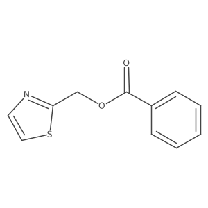 2-Thiazolemethanol, 2-benzoate Structure