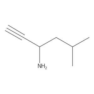 (3R)-5-Methylhex-1-yn-3-amine结构式