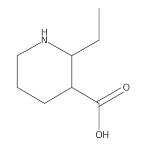 2-Ethylpiperidine-3-carboxylic acid结构式