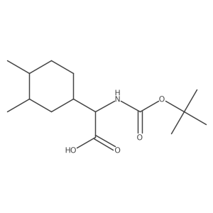 2-{[(Tert-butoxy)carbonyl]amino}-2-(3,4-dimethylcyclohexyl)acetic acid Structure
