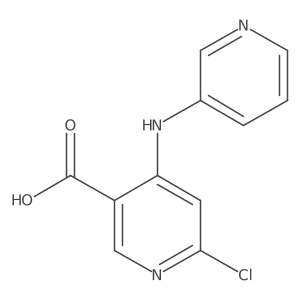 6-Chloro-4-(pyridin-3-ylamino)pyridine-3-carboxylic acid Structure