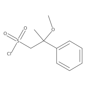 2-Methoxy-2-phenylpropane-1-sulfonyl chloride结构式