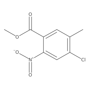 Methyl 4-chloro-5-methyl-2-nitrobenzoate Structure